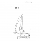 SENNEBOGEN 825M DE excavator operator manual